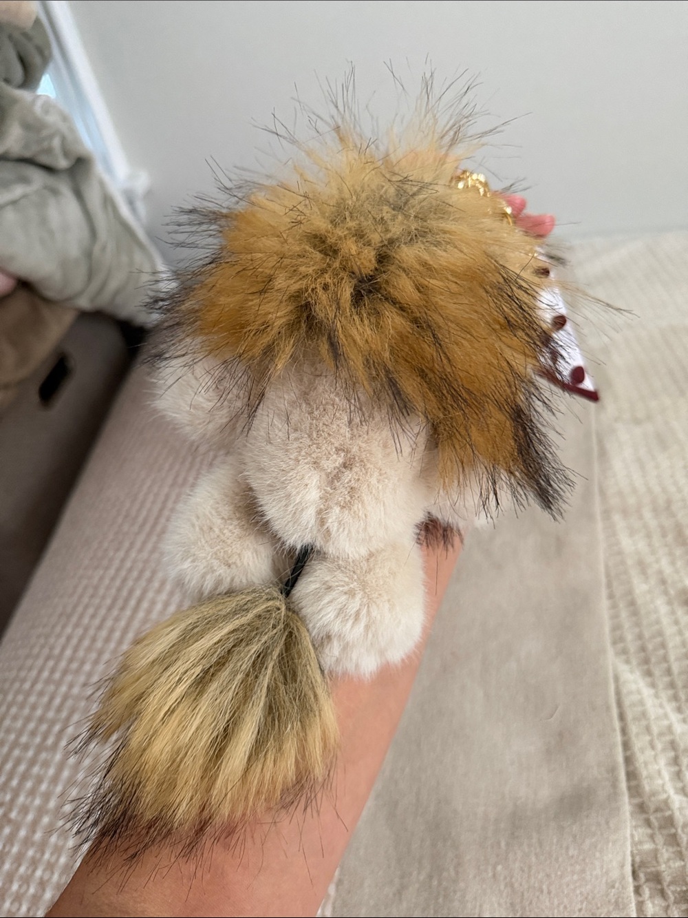 Viral Plush Lion Keychain Bag Charm - Picture 4 of 4